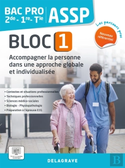 Bertrand.pt - Les Parcours Pro : Assp - Bloc 1 : 2de, 1re, Tle Bac Pro Assp ; Pochette Élève (Édition 2023)