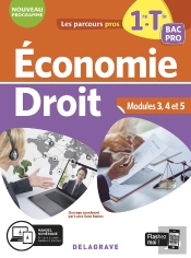 Les Parcours Pro : Économie-Droit ; 1re, Tle Bac Pro ; Pochette Élève (Édition 2020)