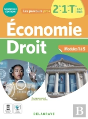 Les Parcours Pro : Économie-Droit ; 2de, 1re, Terminale Bac Pro ; Pochette De L'Élève (Édition 2022)