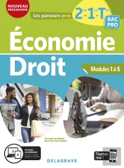 Les Parcours Pro ; Économie-Droit ; 2de, 1re Terminale Bac Pro ; Pochette Élève (Édition 2020)