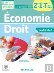 Les Parcours Pro : Économie, Droit : 2de, 1re, Tle Bac Pro ; Pochette Élève (Édition 2024)