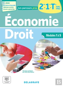 Bertrand.pt - Les Parcours Pro : Économie, Droit : 2de, 1re, Tle Bac Pro ; Pochette Élève (Édition 2024)