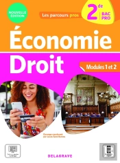 Les Parcours Pro : Économie-Droit : 2de Bac Pro ; Pochette Élève (Édition 2021)