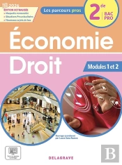 Les Parcours Pros - Économie-Droit 2de Bac Pro (2026) - Pochette Élève