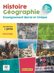Les Parcours Pros - Histoire Géographie Emc 2de Bac Pro (2023) - Pochette Élève