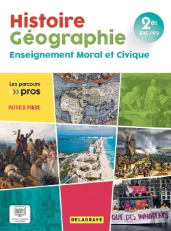 Bertrand.pt - Les Parcours Pros - Histoire Géographie Emc 2de Bac Pro (2023) - Pochette Élève