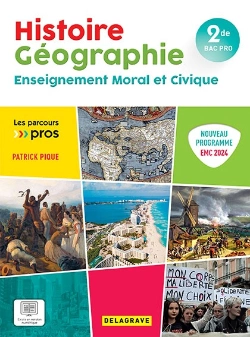 Bertrand.pt - Les Parcours Pros Histoire Géographie Emc 2de Bac Pro (2024) - Pochette Élève