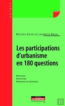 Bertrand.pt - Les Participation D'Urbanisme En 80 Questions