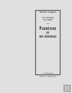 Bertrand.pt - Les Penseurs De La Grèce Tome 3 ; Parménide Et Ses Disciples