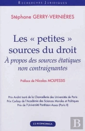 Les 'Petites Sources' Du Droit