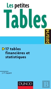 Les Petites Tables ; 17 Tables Financières Et Statistiques (4e Édition)