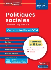 Les Politiques Sociales En France ; Catégories A Et B ; Actualité Et Thèmes Incontournables (Concours 2018/2019)