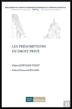 Bertrand.pt - Les Presomptions En Droit Prive