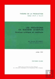 Les Prévisions En Matière D'Emploi