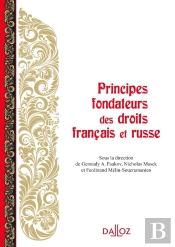 Les Principes Fondateurs Des Droits Français Et Russe