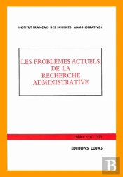 Les Problèmes Actuels De La Recherche Administrative