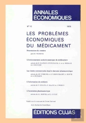 Les Problèmes Économiques Du Médicament