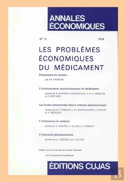 Bertrand.pt - Les Problèmes Économiques Du Médicament