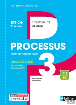 Bertrand.pt - Les Processus 3 ; Processus 3 : Bts Cg 2ème Année (Édition 2021)