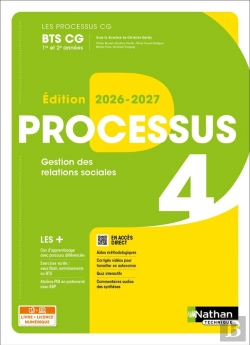 Bertrand.pt - Les Processus 4 : Gestion Des Relations Sociales ; Bts Cg ; 1re Et 2e Années ; Livre + Licence Élève (Édition 2026/2027)