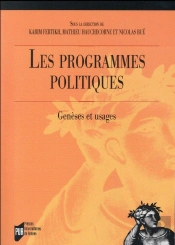 Les Programmes Politiques ; Genèses Et Usages
