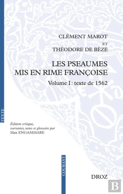 Bertrand.pt - Les Psaumes Mis En Rime Française Volume I : Texte De 1562