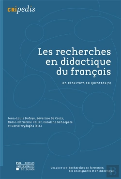 Bertrand.pt - Les Recherches En Didactique Du Français : Les Résultats En Question(S)