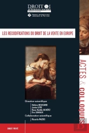 Les Recodifications Du Droit De La Vente En Europe