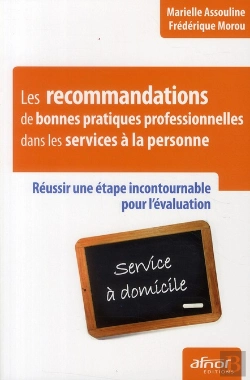 Bertrand.pt - Les Recommandations De Bonnes Pratiques Professionnelles  Dans Les Services A La Personne