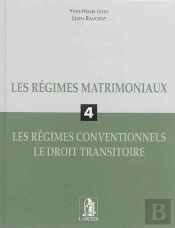 Les Regimes Matrimoniaux 4/Les Regimes Conventionnels/Tire A Part Grand Public Du Rn
