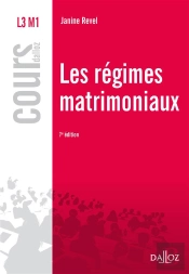 Les Régimes Matrimoniaux ; 7e Édition