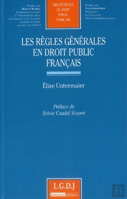 Bertrand.pt - Les Regles Generales En Droit Public Francais-Tome 268