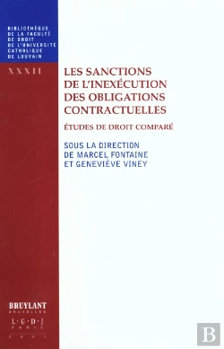 Bertrand.pt - Les Sanctions De L'Inexecution Des Obligations Contractuelles ; Etudes De Droit Compare