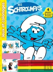 Les Schtroumpfs : Jeux Et Coloriages Pour Les Vacances