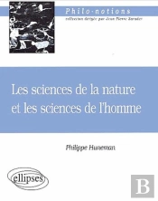 Les Sciences De La Nature Et Les Sciences De L'Homme