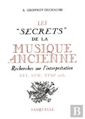Les Secrets De La Musique Ancienne