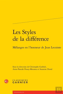 Bertrand.pt - Les Styles De La Différence : Mélanges En L'Honneur De Jean Lecointe