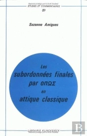 Les Subordonnées Finales -Opos En Attique Classique