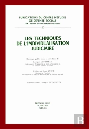 Les Techniques De L'Individualisation Judiciaire