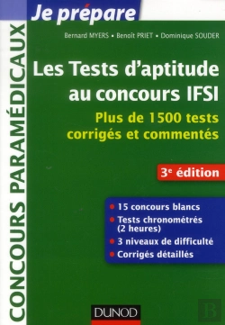 Bertrand.pt - Les Tests D'Aptitude Aux Concours D'Entree En Ifsi - 3e Ed. - Comme Si Vous Y Etiez