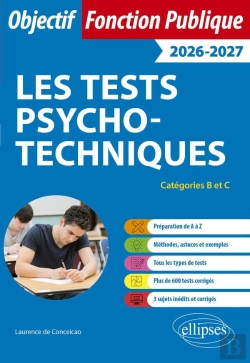 Bertrand.pt - Les Tests Psychotechniques : Catégories B Et C (Édition 2026/2027)