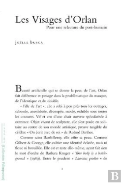 Bertrand.pt - Les Visages D'Orlan ; Pour Une Relecture Du Post-Humain