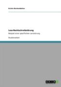 Lese-Rechtschreibstorung