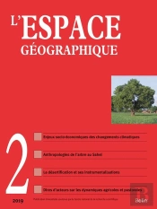 L'Espace Géographique N° 2-2019