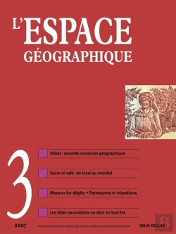 Bertrand.pt - L'Espace Géographique N°3 : 2007