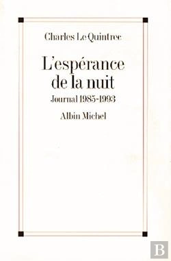 Bertrand.pt - L'Espérance De La Nuit : Journal 1985-1993