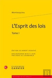 L'Esprit Des Lois, T.1
