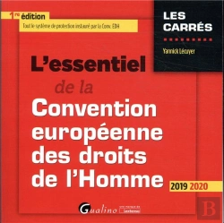 Bertrand.pt - L'Essentiel De La Convention Européenne Des Droits De L'Homme