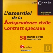 L'Essentiel De La Jurisprudence Civile ; Contrats Spéciaux