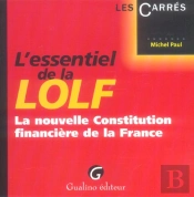 L'Essentiel De La Lolf